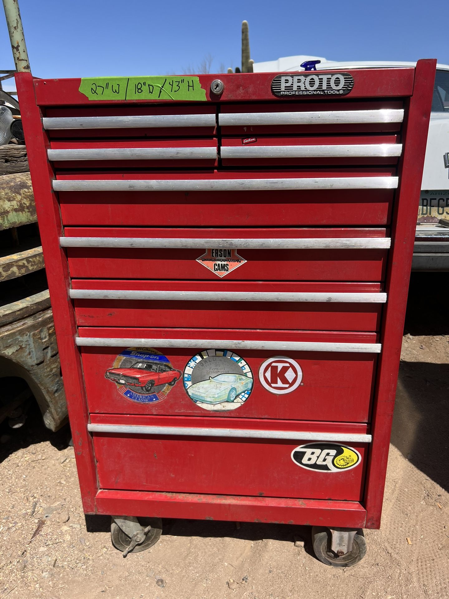 PROTO 9 Drawer Rolling Tool Box