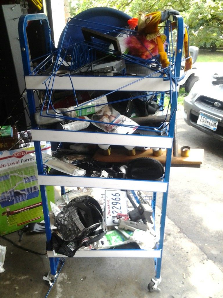 Commercial adjustable steel rolling rack