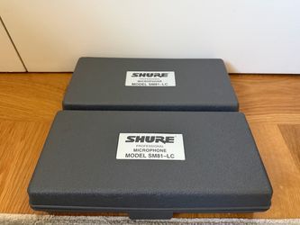 Shure SM81-LC Microphone – Pair