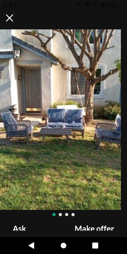 Patio Sofa Set High Quality Extra Thick Cushions Sunbrella Quality Brand New High Quality Patio Chairs 🆕✈️🙏🚛🚚🆕