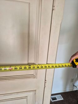 White Wood Armoire