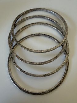 Set of metal bangles