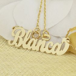 10k Gold Name Necklace 
