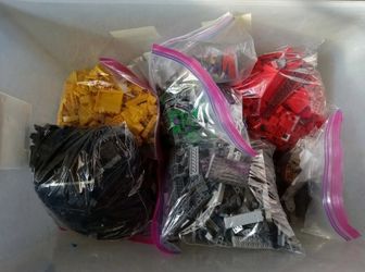 (4 BAGS SOLD) Lot Of Mixed LEGO Bags And Instructions 