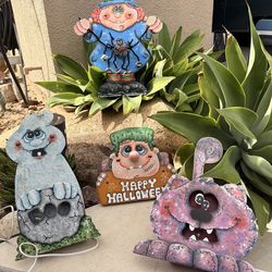 Halloween whimsical decorations light up