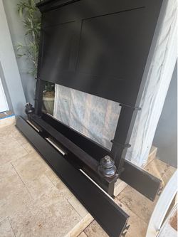 Restoration hardware queen size bed frame