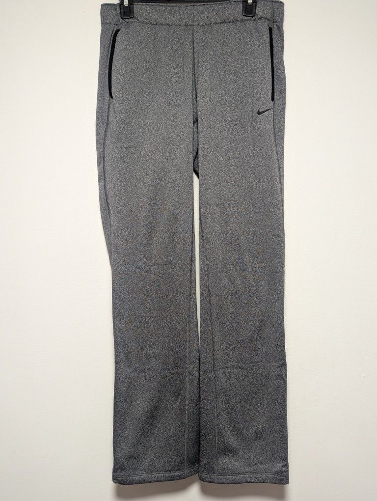 Nike Therma-Fit Lined Fleece Sweatpants Pockets Joggers Gray Men's S 684987-032