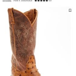 Shyanne Ostrich Boots 7.5