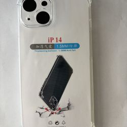 Iphone 14 Clear Case With Tempered Glass Screen 