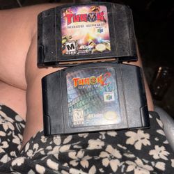 Nintendo 64 games Turok 1 Rage Wars & Turok2 Speed Of Evil
