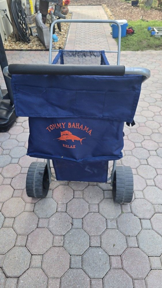 Tommy Bahama Wheelere Beach Cart-$40