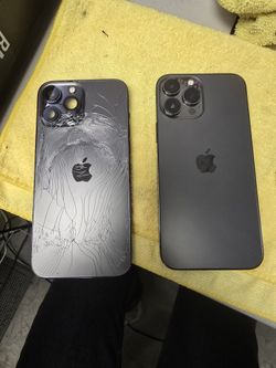 iPhone 13 Pro Max Back Glass 12 Pro 14 Plus Cracked 15 Replacement Screen 16 Housing Frame