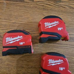Milwauukee tape measures