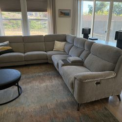 Living Spaces Felix corner sectional