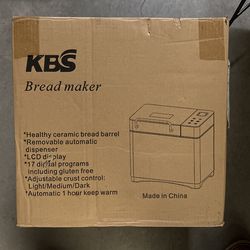 KBS Bread Maker New In The Box 
