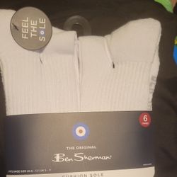 6pk Cushion Sole Socks 