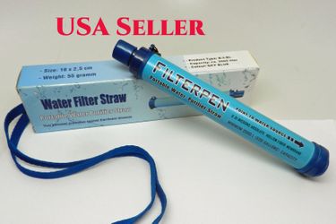 Outdoor Personal Life Saving Straw Emergency Survival Gear Water Purifier Hiking