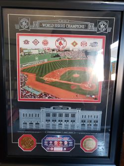 Red Sox 2004 World Series Limited Edition MLB certified Framed Collectible