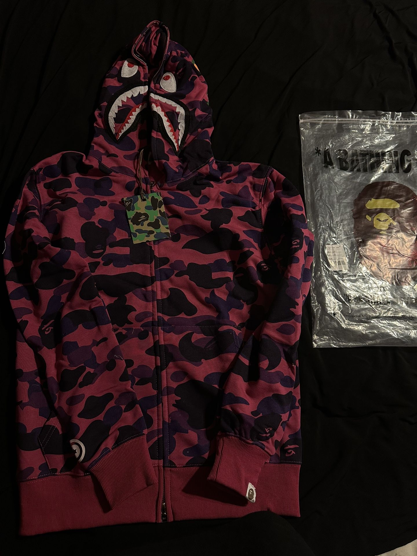 Purple Bape Hoodie