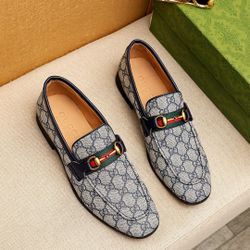 New Men's Gucci Leather Shoes