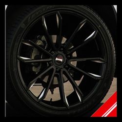 Brand New 24" Dub S252 Clout 6x139.7 Gloss Black Milled Wheels