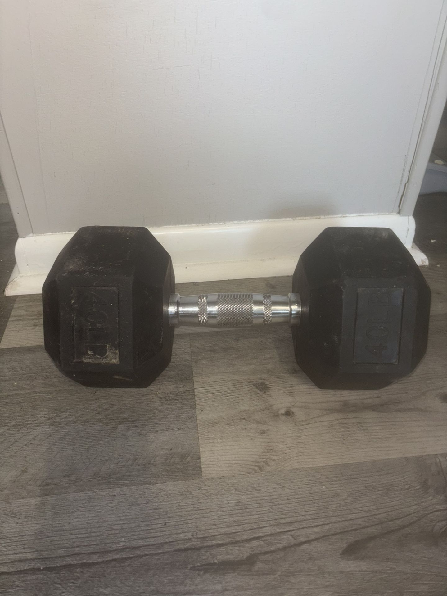 Amazon Basics Rubber Hex Dumbbell Hand Weight