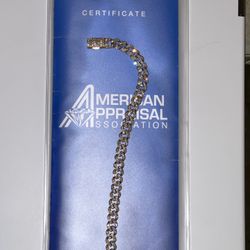 Authentic 14k Diamond Miami Cuban Link Bracelet