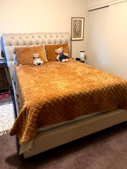 Queen bed frame
