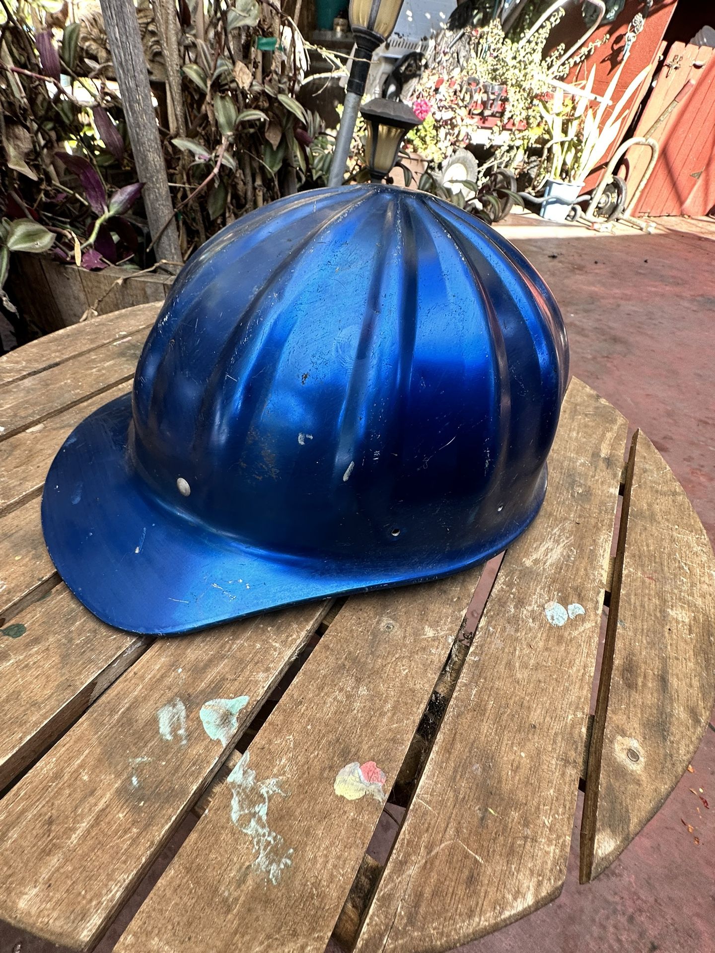 Vintage Hard Hat, Jackson Hard Hat, Aluminum Hat Hat