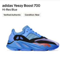 Yeezy Boost 700 Hi-Res Blue Size 6