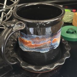 Handmade Stoneware Bacon Cooker