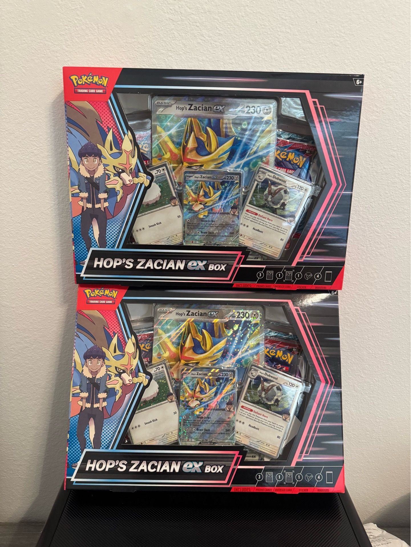 Pokemon Hop’s Zacian eX Boxes w/ Destined Rivals + Journey Together