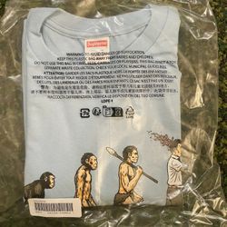 Supreme Evolution Tee Baby Blue L Large T Shirt 