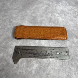 VTG The Executive Pocket Chum Sliding Caliper Stainless Machinist Tool USA Case