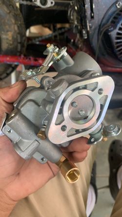 Double barrel carburetor