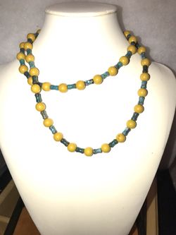 Vintage Bakelite and Turquoise Necklace