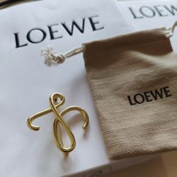 LOEWE Gold Brooch - Chic & Sophisticated Accessory