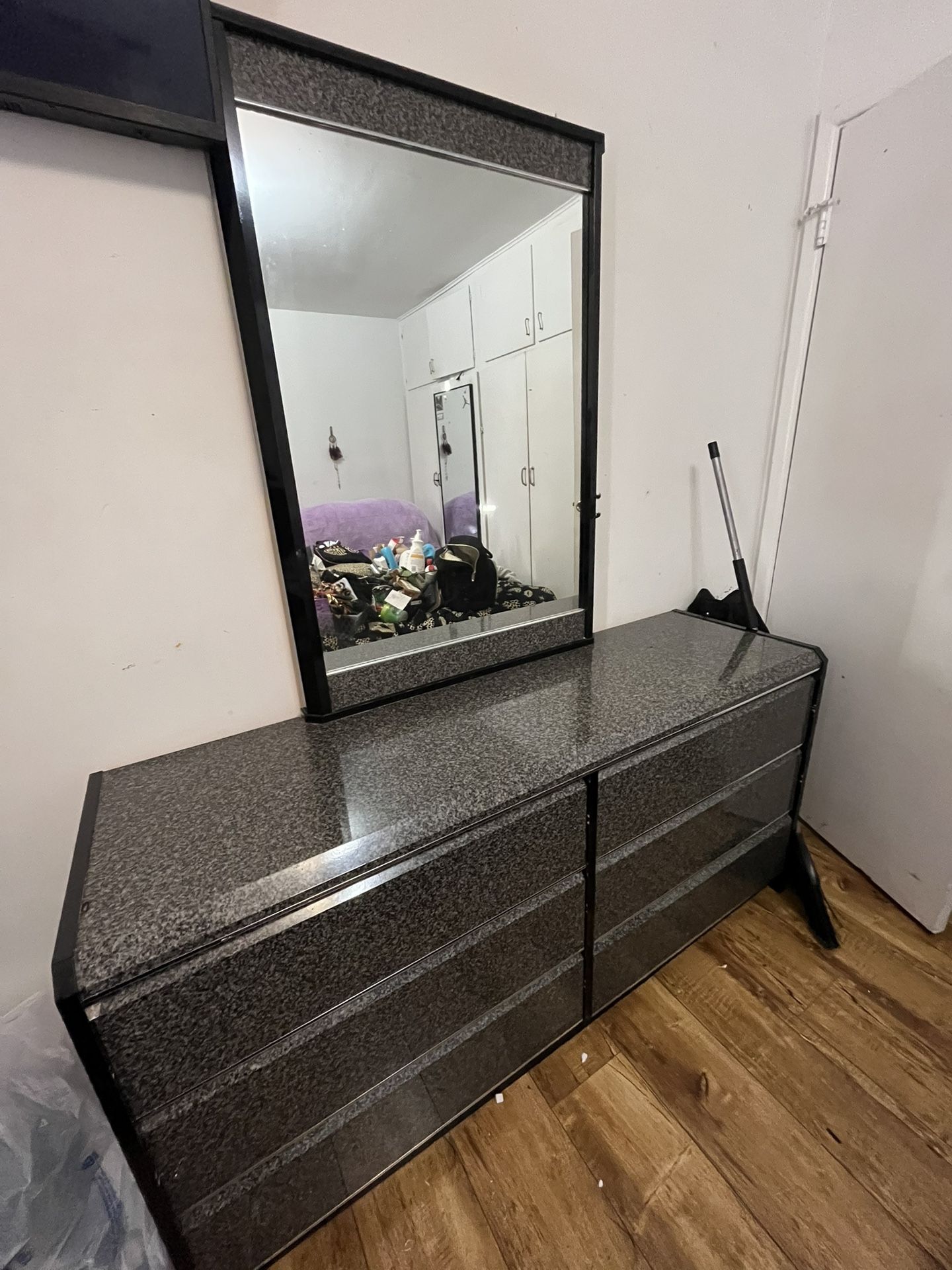 Nightstands And Mirror Dresser