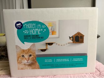 Cat tree shelf , cat scratcher set