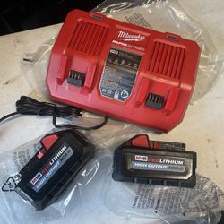 New Milwaukee Batteries & Rapid Dual Charger