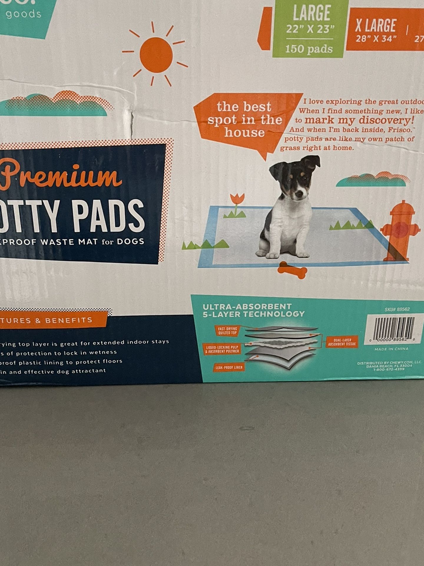 Frisco - Premium Potty Pads (150 Pads)
