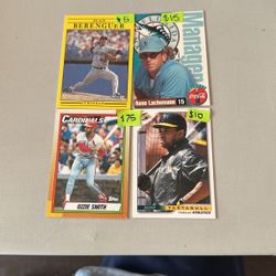ASSORTED  BASEBALL CARDS