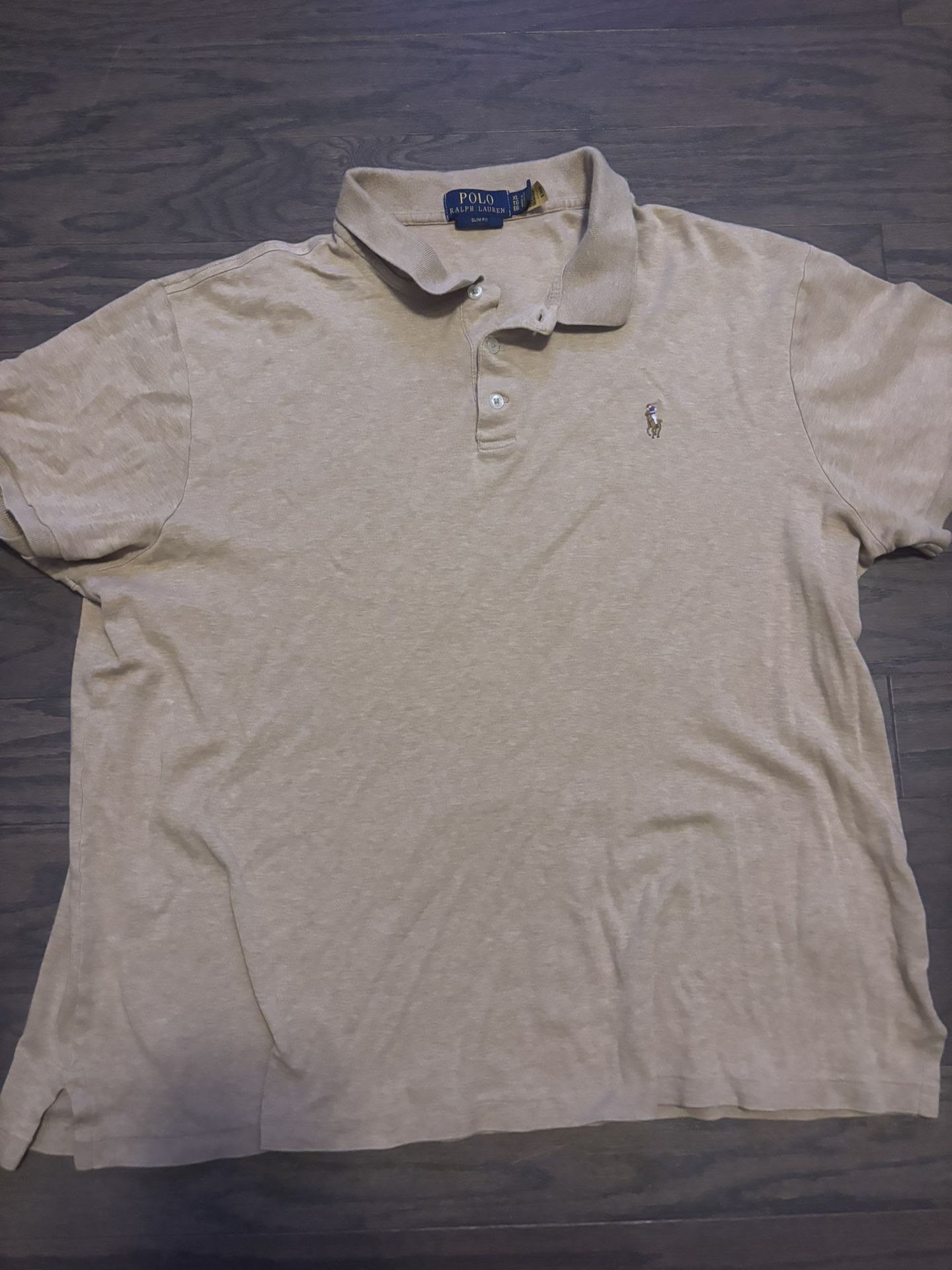 Polo by Ralph Lauren Tan Slim Fit Shirt