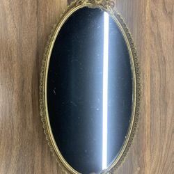 Vintage Matson, Vanity, Gold, Sunflower Mirror 