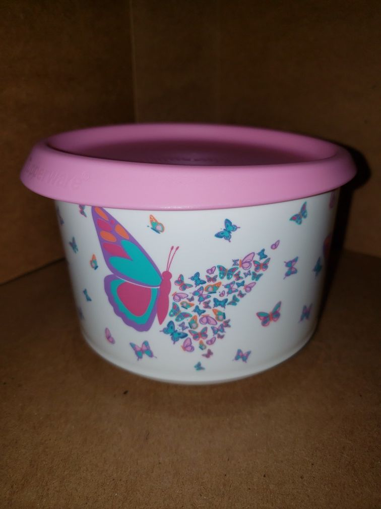 Tupperware Butterfly Small Canister