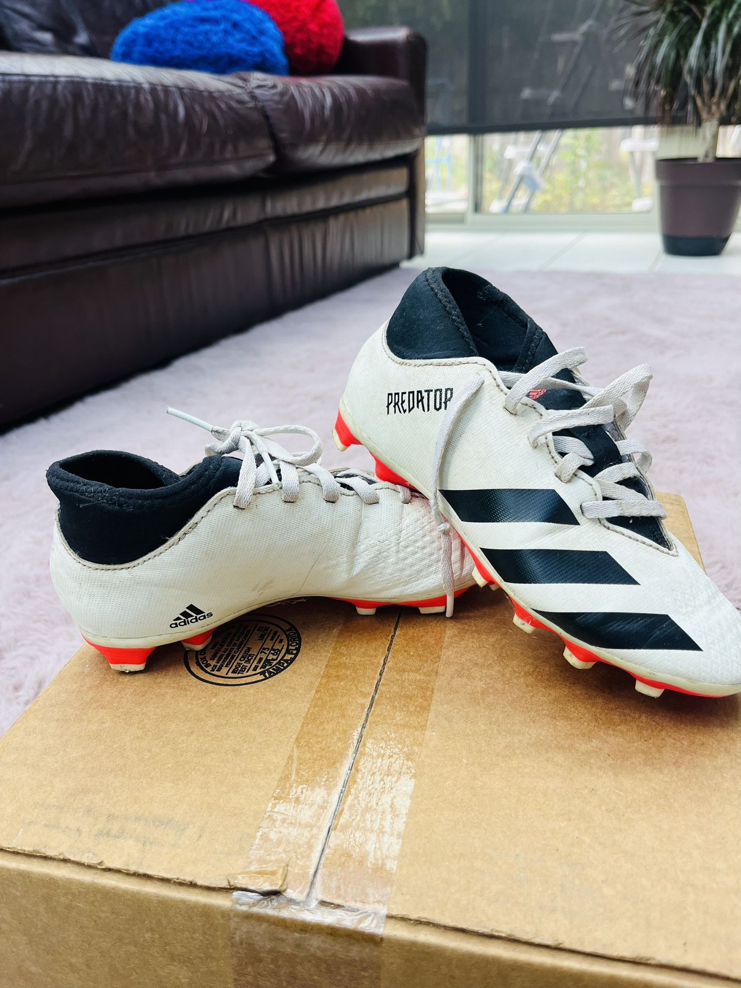 Big kid Adidas Cleats