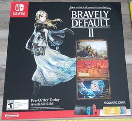 Bravely Default poster! Large ~22" inches wide x 25" inches tall