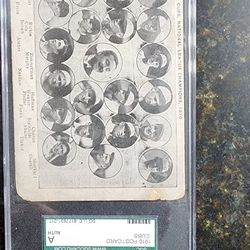 1910 CUBS POST CARD