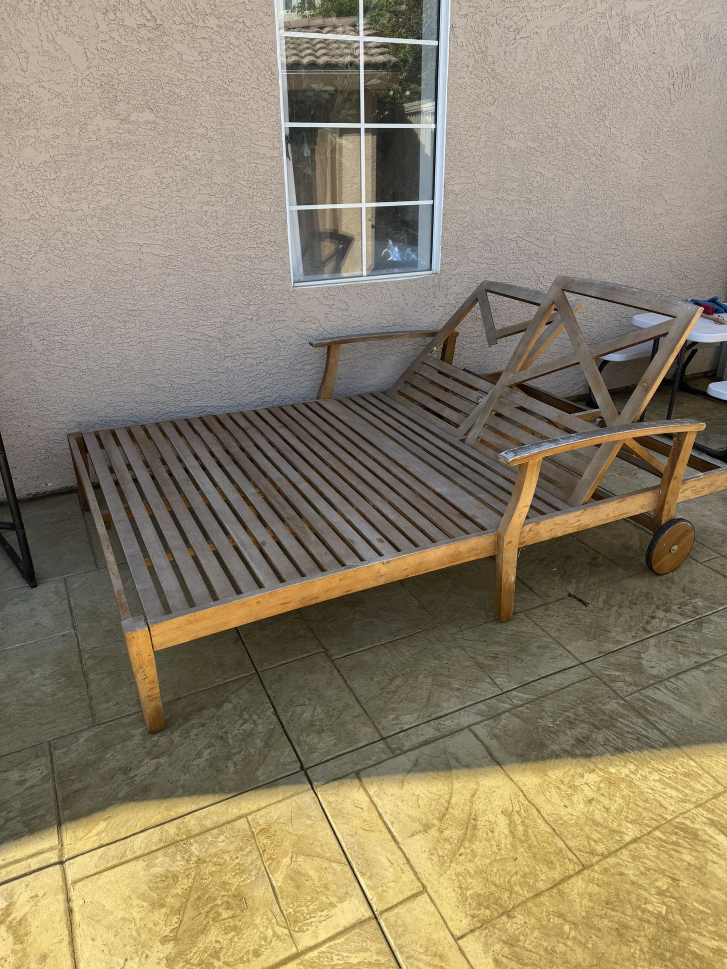 Double Patio Chase Lounger