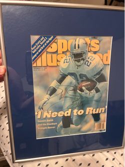 Sports illustrated Emmitt smith autograph